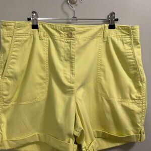 Talbots roll up legs shorts